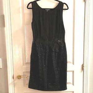 Black cocktail dress